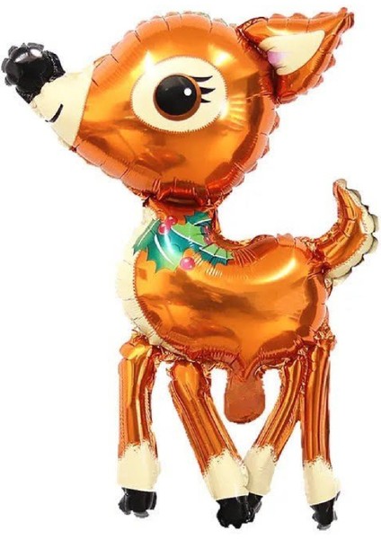 Baby Geyik Folyo Balon Yeni Yıl Kutlama Dekor Süsleme Balonu fiyatları