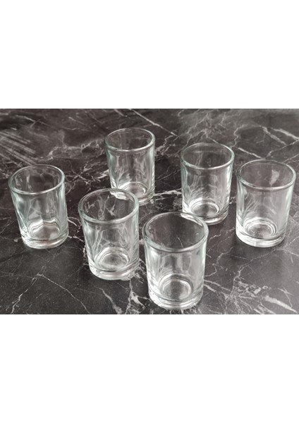 Kahve Yanı Bardak Shot Bardak 50CC Işıl 6lı Set