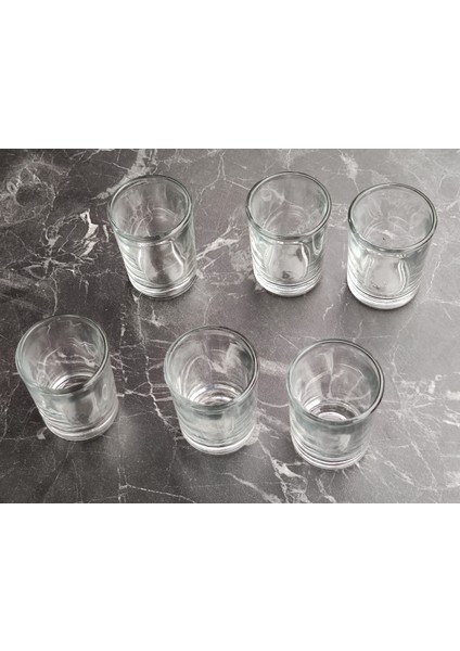 Kahve Yanı Bardak Shot Bardak 50CC Işıl 6lı Set