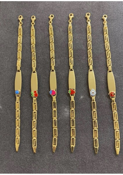 Çocuk Künye Altın Bileklik CGKBLK0198