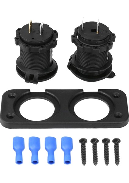 Marin Şarj + Voltmetreli Usb Soketi Plastik Çerçeve 12-24v fiyatları