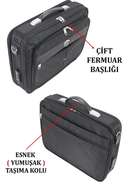 Siyah 15.6 Inç Laptop Evrak Çantası indirimleri