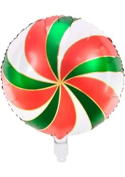 Kırmızı Yeşil Lolipop Şeker Folyo Balon 18 Inç