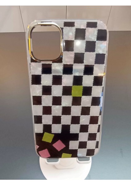 iPhone 11 Pro Max Leopar Desen Hologramlı Kılıf Darbe Korumalı Kapak