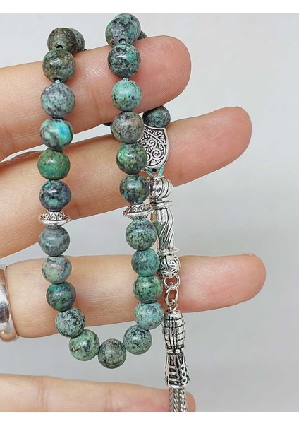 Afrika Turkuazı Taşı Royal Quality 33LÜK Tesbih 6mm (3874) fiyatları