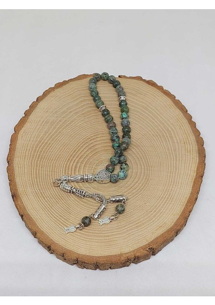 Afrika Turkuazı Taşı Royal Quality 33LÜK Tesbih 6mm (3874) fırsatları