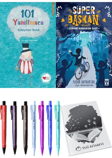 Süper Başkan Zamanı Durduran Saat ve 101 Yanıltmaca 2li Set