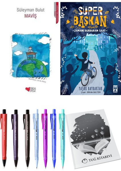 Süper Başkan Zamanı Durduran Saat ve Maviş 2li Set