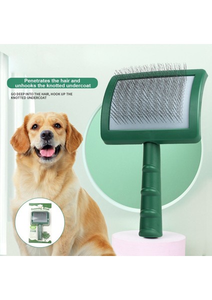 Evcil Hayvan Köpek Ekstra Uzun Pin Slicker Fırçasıkeçeleşmiş Tüy Bakım Tel Fırçası Masaj Bakım Fırçası Aracı (Yurt Dışından) fiyatları