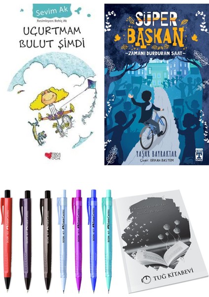 Süper Başkan Zamanı Durduran Saat ve Uçurtmam Bulut Şimdi 2li Set