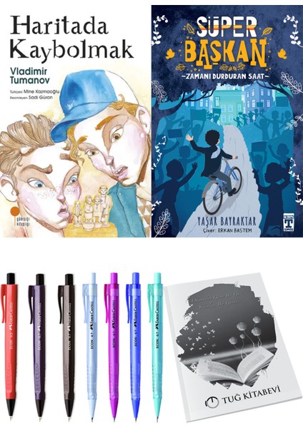 Süper Başkan Zamanı Durduran Saat ve Haritada Kaybolmak 2li Set