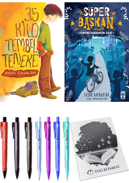 Süper Başkan Zamanı Durduran Saat ve 35 Kilo Tembel Teneke 2li Set