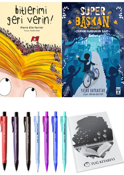 Süper Başkan Zamanı Durduran Saat ve Bitlerimi Geri Verin! 2li Set