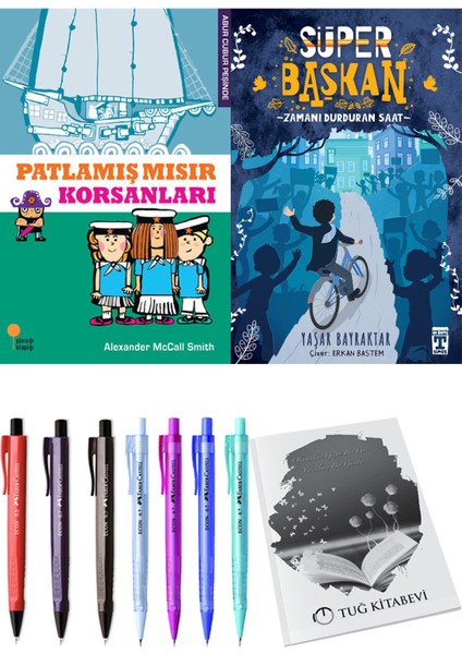 Süper Başkan Zamanı Durduran Saat ve Patlamış Mısır Korsanları 2li Set