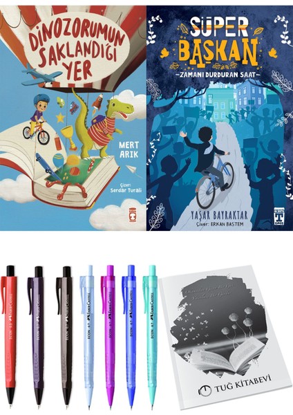 Süper Başkan Zamanı Durduran Saat ve Dinazorumun Saklandığı Yer 2li Set