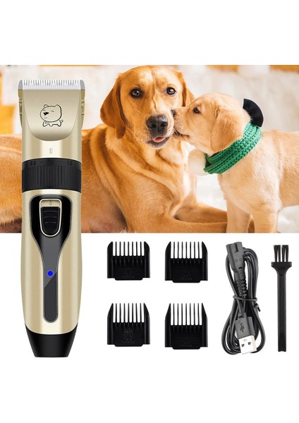 Köpek Profesyonel Saç Kesme Elektrikli Bakım Giyotin Evcil Hayvanlar Içın USB Şarj Edilebilir Tıraş Makinesi Düşük Desibel Hayvanlar Saç Kesimi Makinesi (Yurt Dışından)