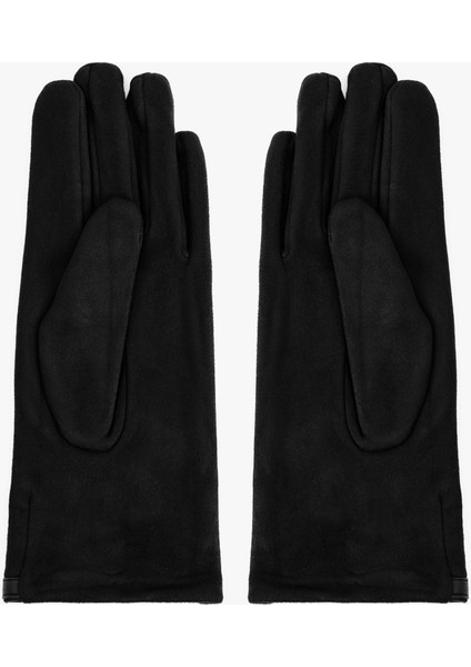 Süet Görünümlü Eldiven Boncuklu Kemer Detaylı fiyatları