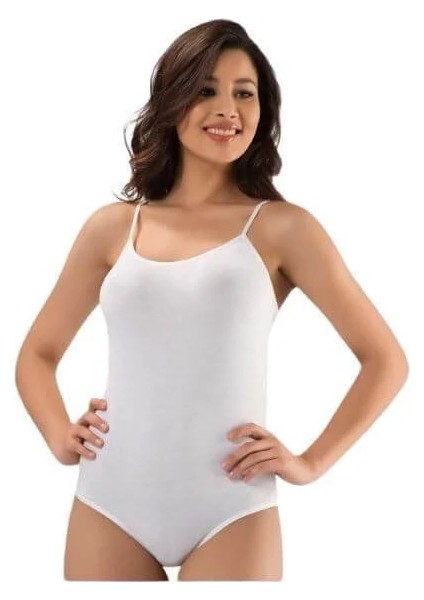 --2'li Paket---Kadın Ip Askılı Çıtçıtlı Body (Kancalı)--2'li Paket---