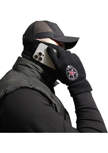Özel Güvenlik Temalı Unisex Termal Kışlık Polar Eldiven fırsatları