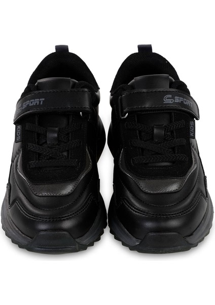 Erkek Çocuk Spor Ayakkabı 31-35 Numara Füme-Siyah modelleri