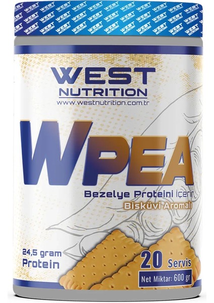 Wpea Bezelye Proteini Tozu 600 gr Bisküvi