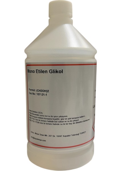 Mono Etilen Glikol 1 Lt