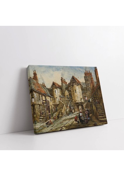 Köy Yolunda Huzur Kanvas Tablo fiyatları