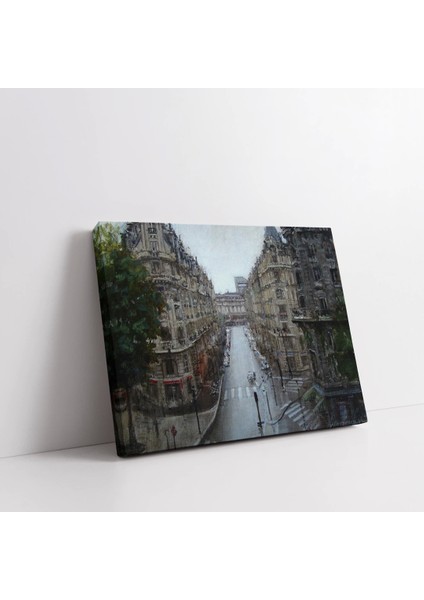 Yağmurlu Gün Sokakları Kanvas Tablo fiyatları