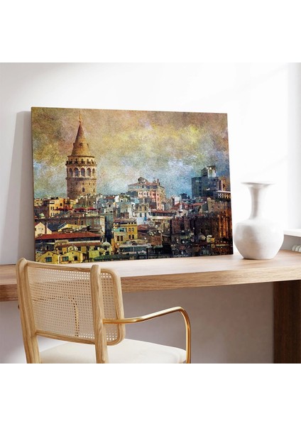 Tarihi Şehrin Panoraması Kanvas Tablo modelleri