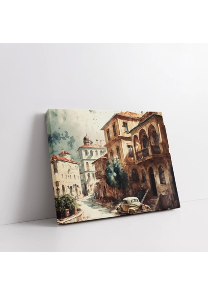 Eski Şehir Sırları Kanvas Tablo fiyatları