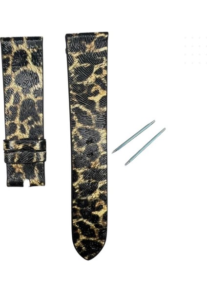 D1001S Karışık Desenli Kordon - Leopar - 14 mm