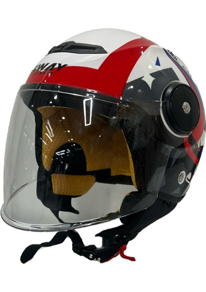 Açık Çocuk Kask Sw 814 Cool Cat Beyaz fiyatları