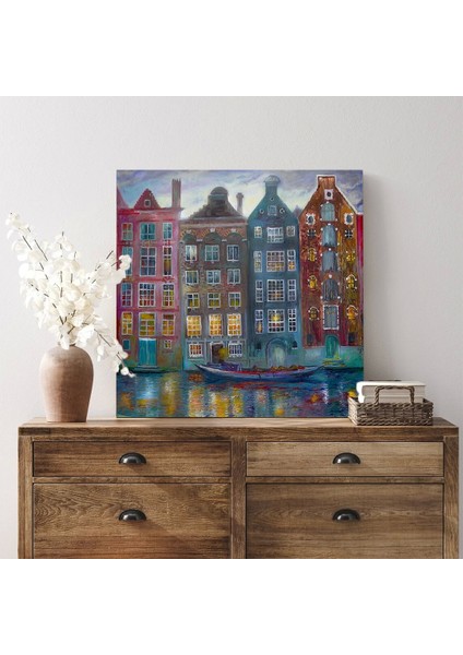 Canlı Kent Yüzleri Kanvas Tablo modelleri