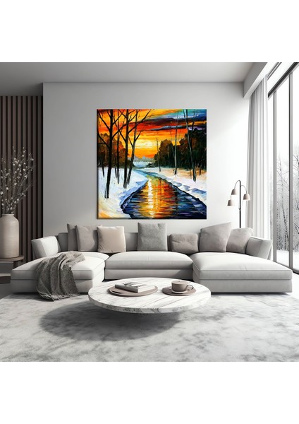 Sonbahar Refleksi Kanvas Tablo