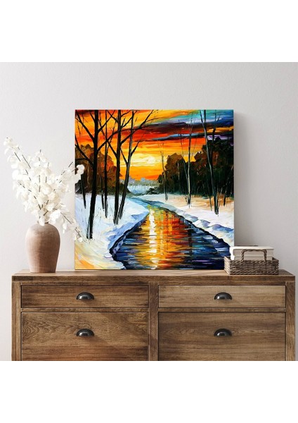 Sonbahar Refleksi Kanvas Tablo modelleri