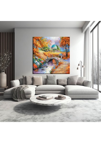 Efsanevi Köprü Kanvas Tablo