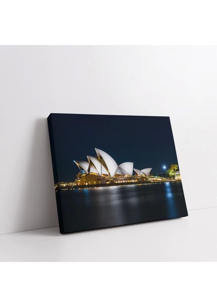 Opera Evi Gece Işıltısı Kanvas Tablo modelleri