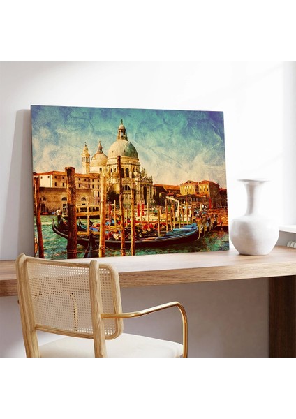 Venedik Günbatımı Kanvas Tablo modelleri