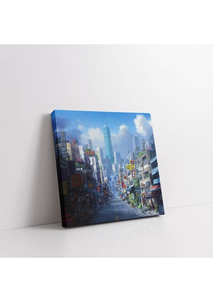 Canlı Caddeler Kanvas Tablo fiyatları