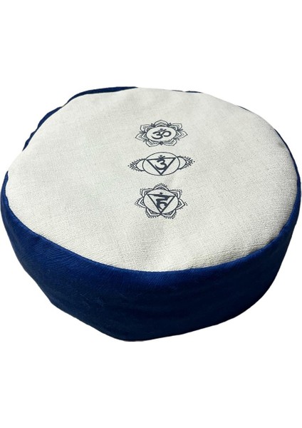 Karabuğday Dolgulu Zafu Meditasyon Minderi - %100 Doğal Ham Bez Meditasyon Minderi indirimleri