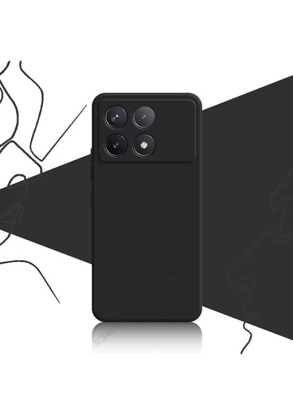 Xiaomi Redmi Poco F6 Pro ile Uyumlu Campro Serisi Kamera Korumalı Silikon Kılıf