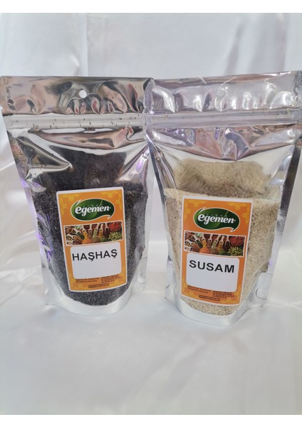 Haşhaş 220 gr Susam 250 gr