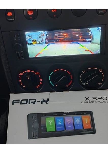 X-320 6.36'' Double Carplay/android Auto Multimedya Teyp