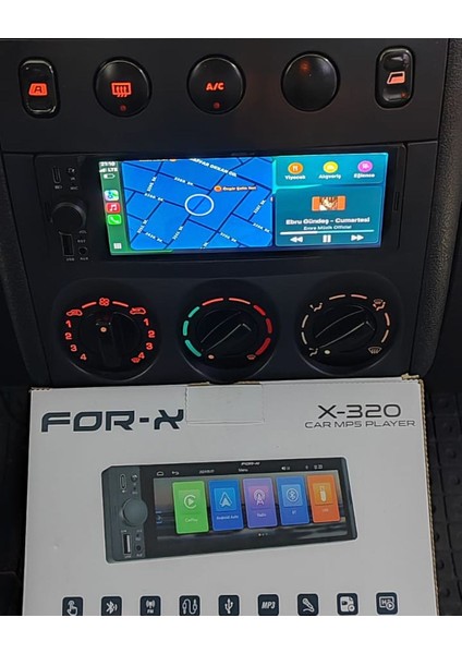 X-320 6.36'' Double Carplay/android Auto Multimedya Teyp