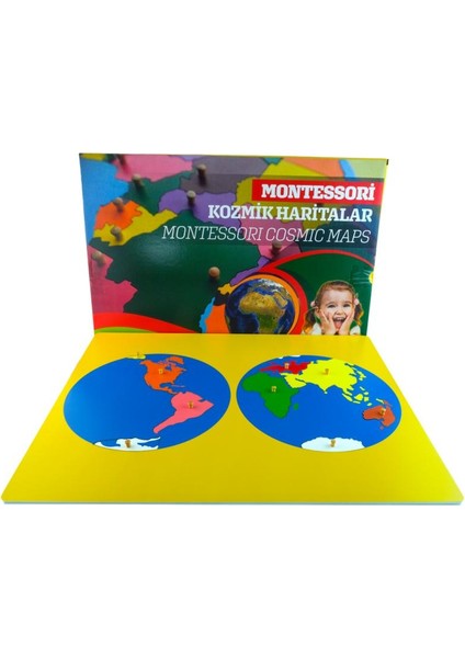Montessori Dünya Haritası Puzzle