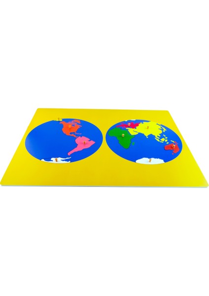 Montessori Dünya Haritası Puzzle