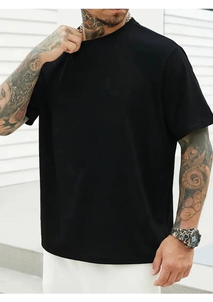 Oversize Siyah T-Shirt Yeni Sezon fiyatları