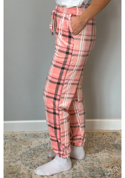 Kadın Kadife Tek Alt 140 Ekose Pudra fiyatları