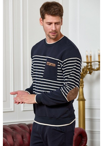 Erkek Lacivert Pijama Takım 25438