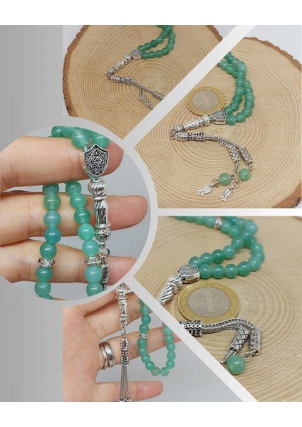 Aventurin Taşı 33LÜK Tesbih 6mm (1260)